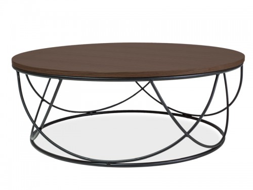 Журнальний стіл Sepia I SIGNAL горіх / чорний